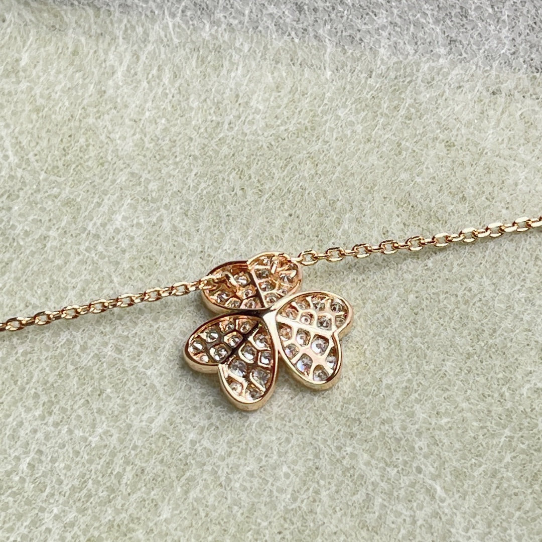 ¡®Moco¡¯FLOWER DIAMOND NECKLACE