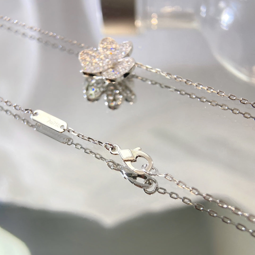 ¡®Moco¡¯FLOWER DIAMOND NECKLACE
