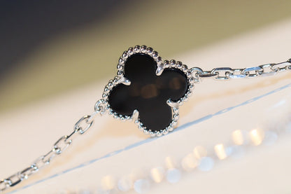 ¡®Moco¡¯CLOVER 20 MOTIFS ONYX DIAMOND SILVER