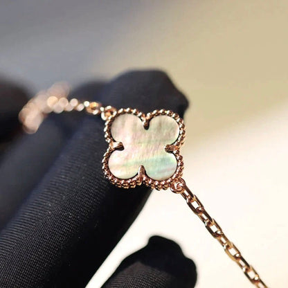 ¡®Moco¡¯CLOVER 20 MOTIFS DARK MOP DIAMOND  NECKLACE