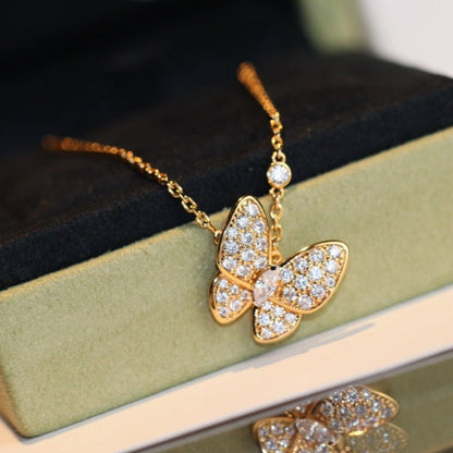 ¡®Moco¡¯BUTTERFLY DIAMOND NECKLACE