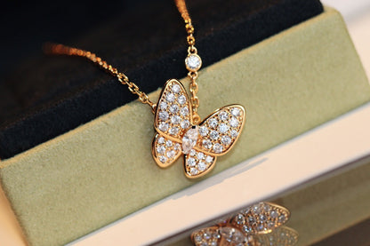 ¡®Moco¡¯BUTTERFLY DIAMOND NECKLACE