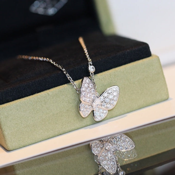 ¡®Moco¡¯BUTTERFLY DIAMOND NECKLACE