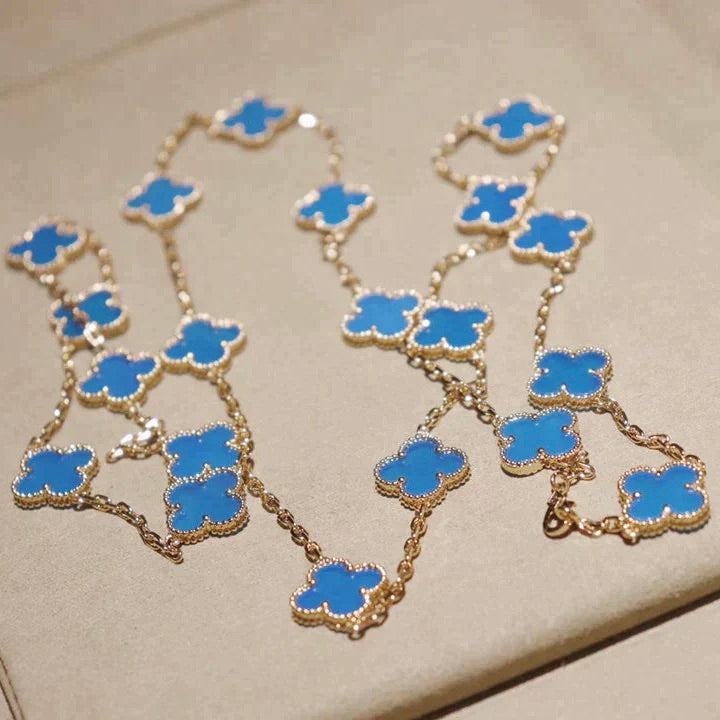 ¡®Moco¡¯CLOVER 20 MOTIFS TURQUOISE GOLD