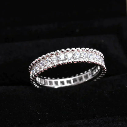 ¡®Moco¡¯PERLEE DIAMOND SILVER RING