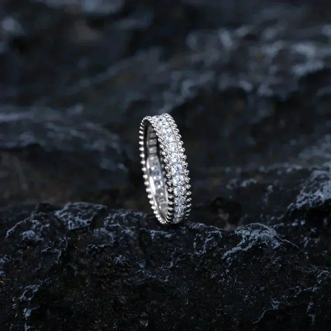 ¡®Moco¡¯PERLEE DIAMOND SILVER RING