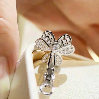 ¡®Moco¡¯CLOVER COMOS DIAMOND EARRINGS SILVER