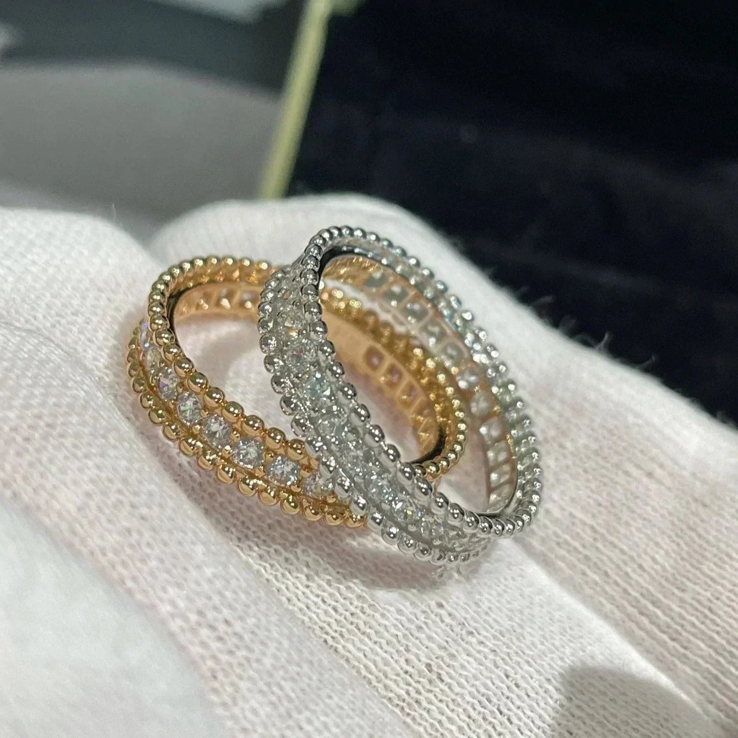 ¡®Moco¡¯PERLEE DIAMOND ROSE GOLD RING