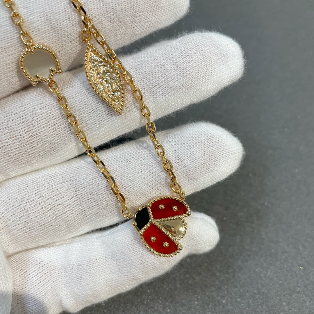 ¡®Moco¡¯LUCKY SPRING 15 MOTIFS GOLD NECKLACE