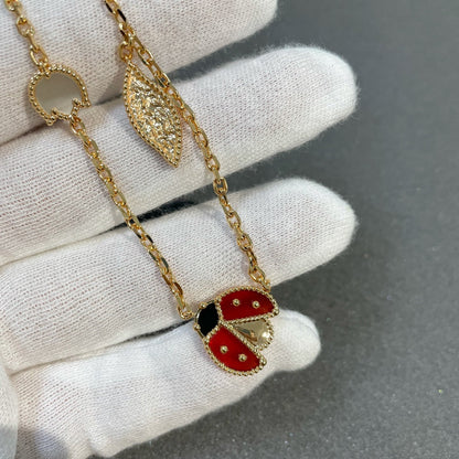 ¡®Moco¡¯LUCKY SPRING 15 MOTIFS GOLD NECKLACE