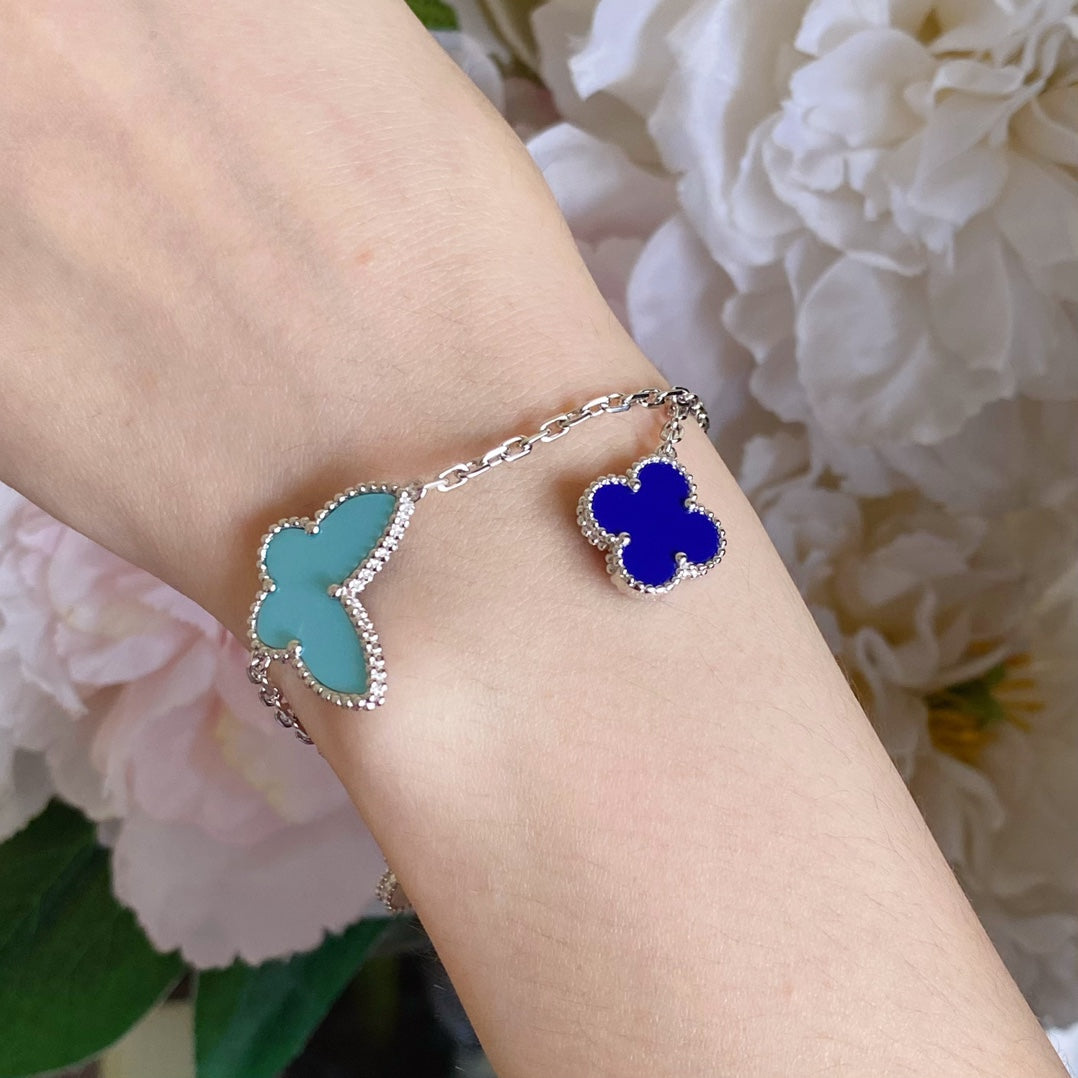 ¡®Moco¡¯LUCKY SPRING SILVER BRACELET 4 MOTIF