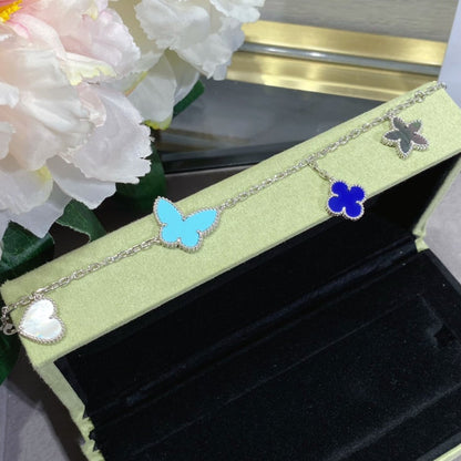 ¡®Moco¡¯LUCKY SPRING SILVER BRACELET 4 MOTIF