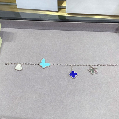¡®Moco¡¯LUCKY SPRING SILVER BRACELET 4 MOTIF
