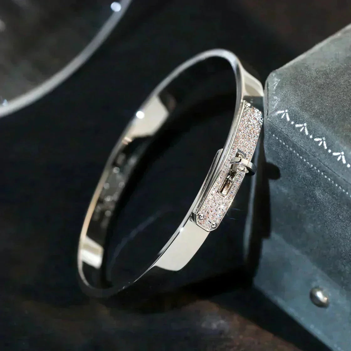 ¡®Moco¡¯KELLY SILVER DIAMOND BRACELET