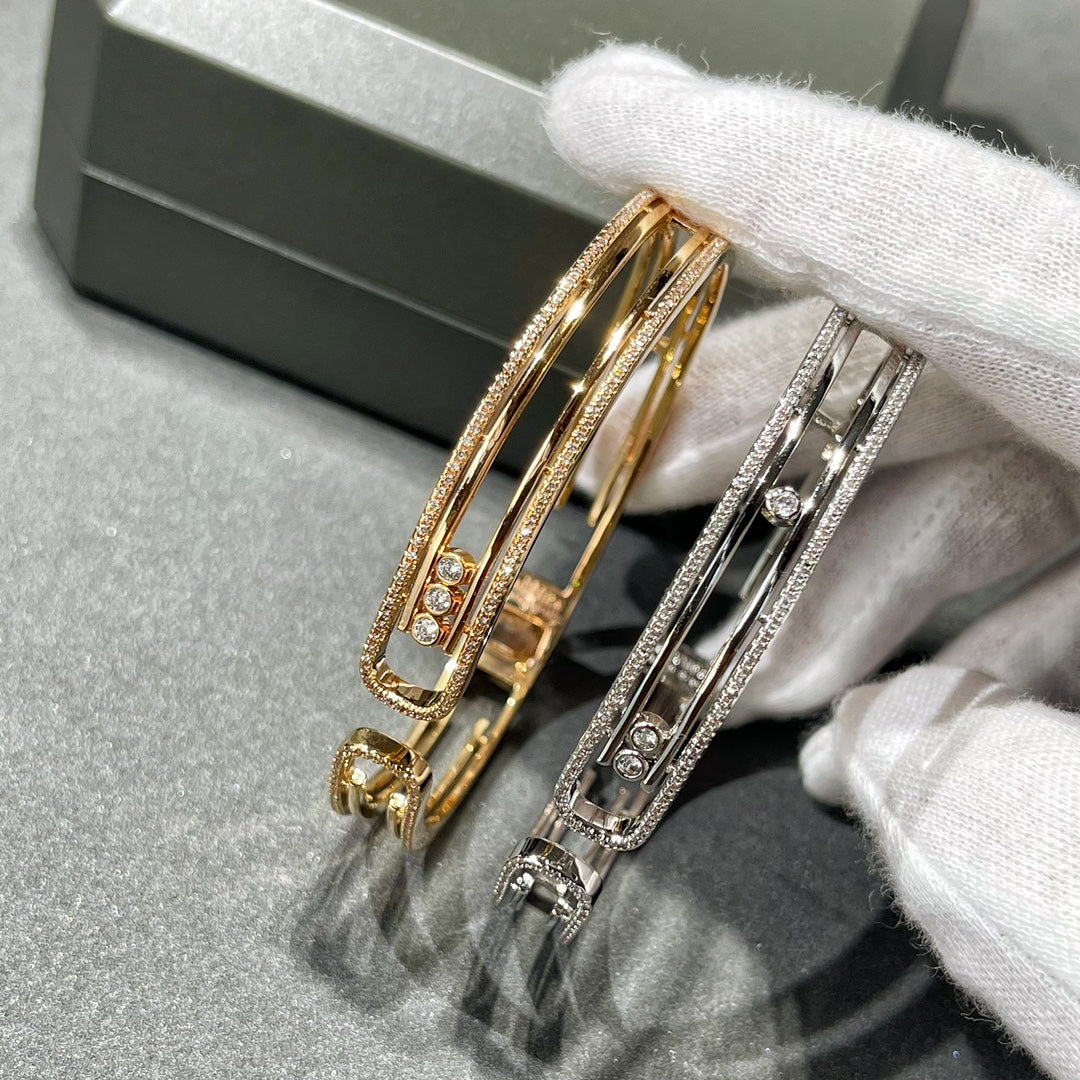 [ Moco ]MOVE 10TH PAVED DIAMOND BRACELET