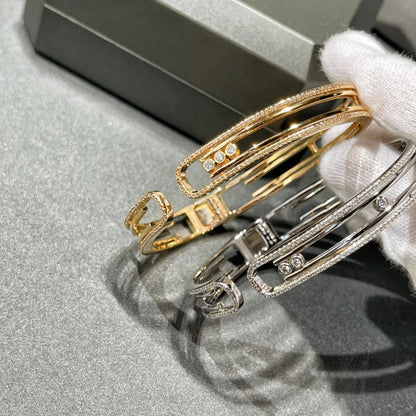 [ Moco ]MOVE 10TH PAVED DIAMOND BRACELET