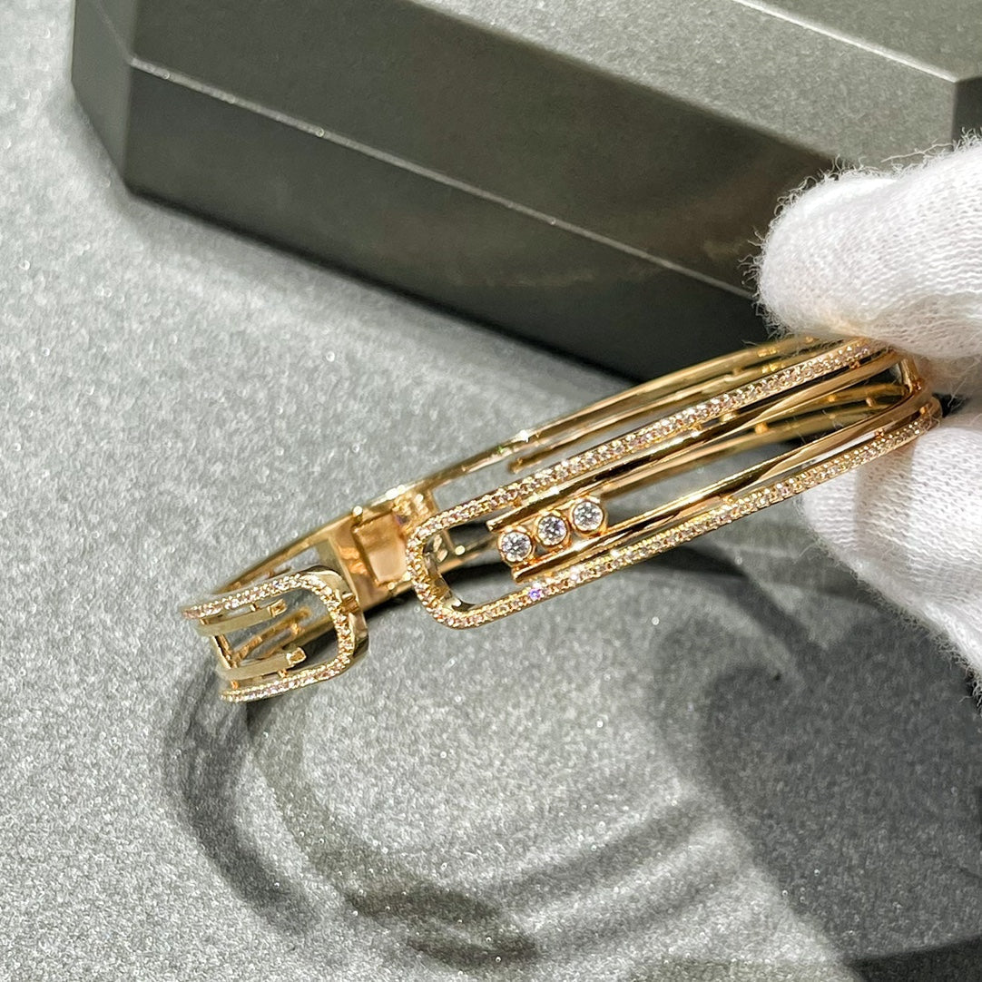 [ Moco ]MOVE 10TH PAVED DIAMOND BRACELET