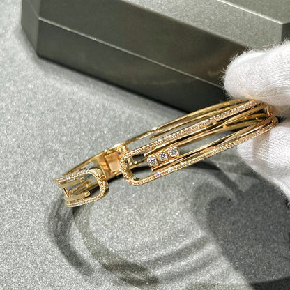 [ Moco ]MOVE 10TH PAVED DIAMOND BRACELET