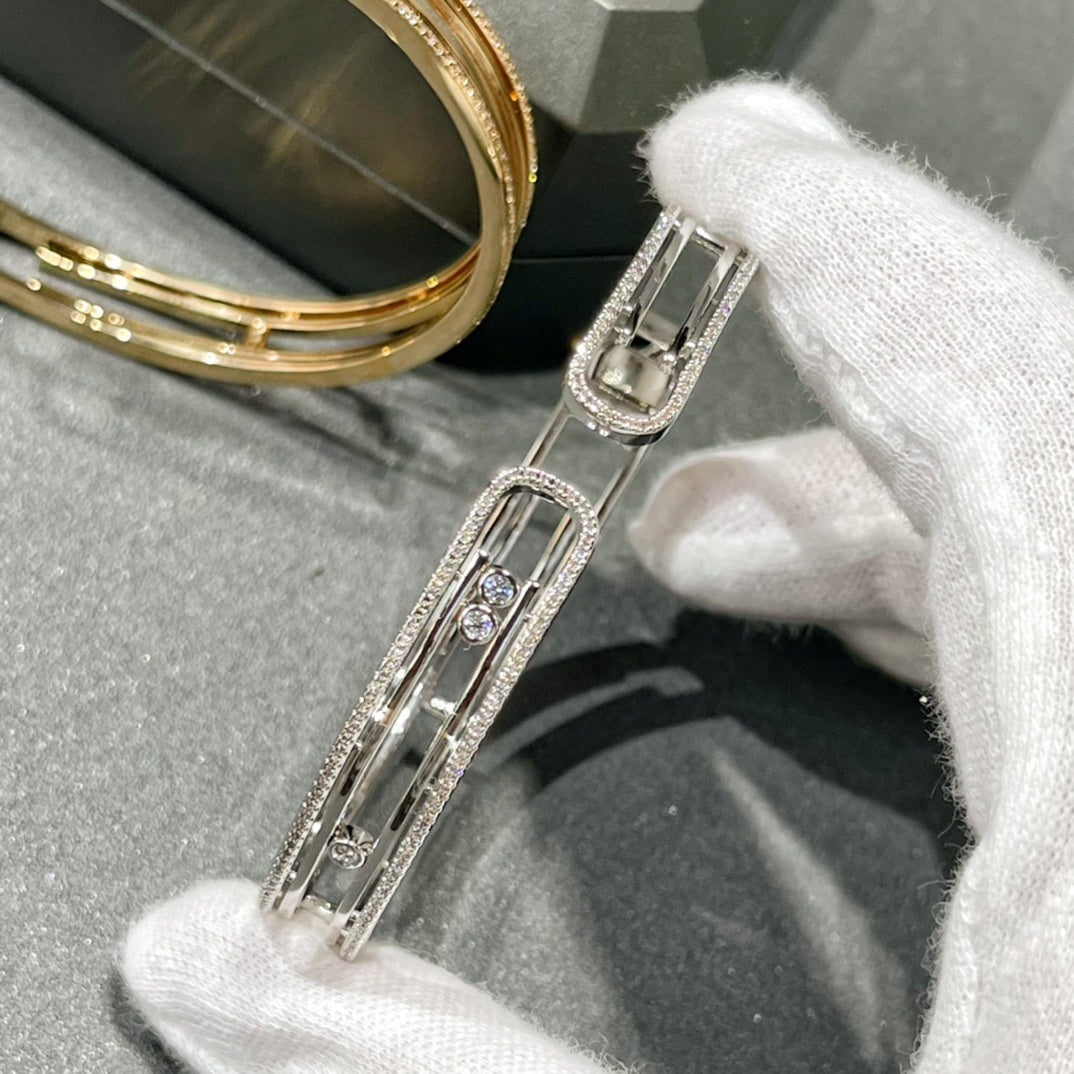 [ Moco ]MOVE 10TH PAVED DIAMOND BRACELET