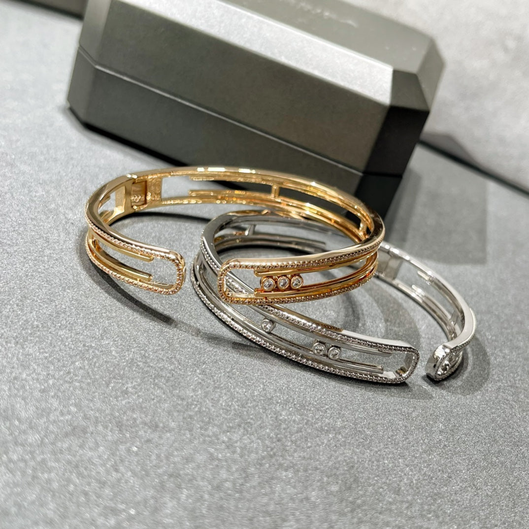 [ Moco ]MOVE 10TH PAVED DIAMOND BRACELET