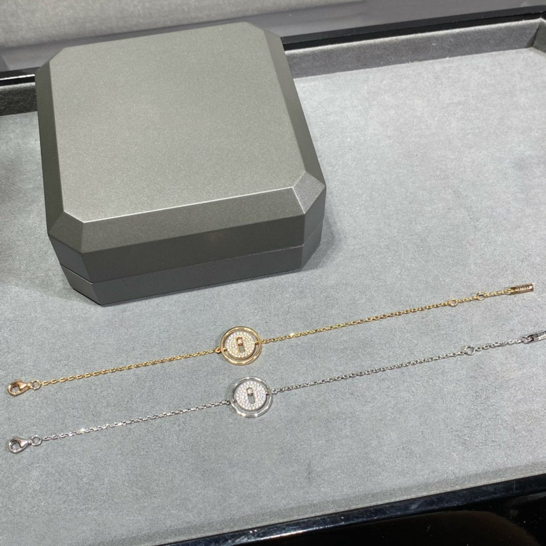 [ Moco ] Moco  MOVE DIAMOND PAVED BRACELET