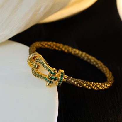 ¡®Moco¡¯FORCE 10 GOLD GREEN DIAMOND PAVED