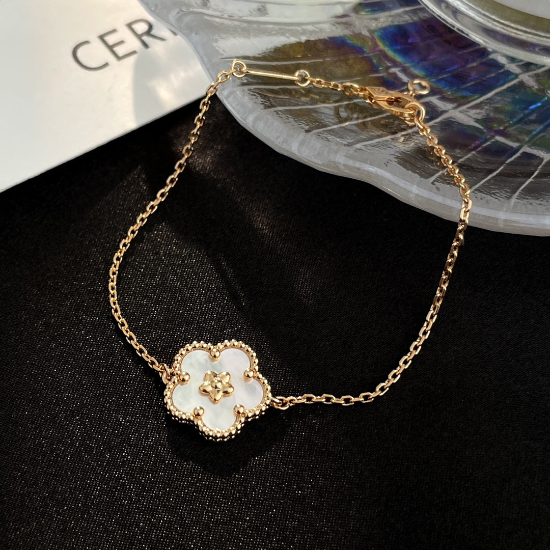 ¡®Moco¡¯LUCKY SPRING ROSE GOLD MOP BRACELET