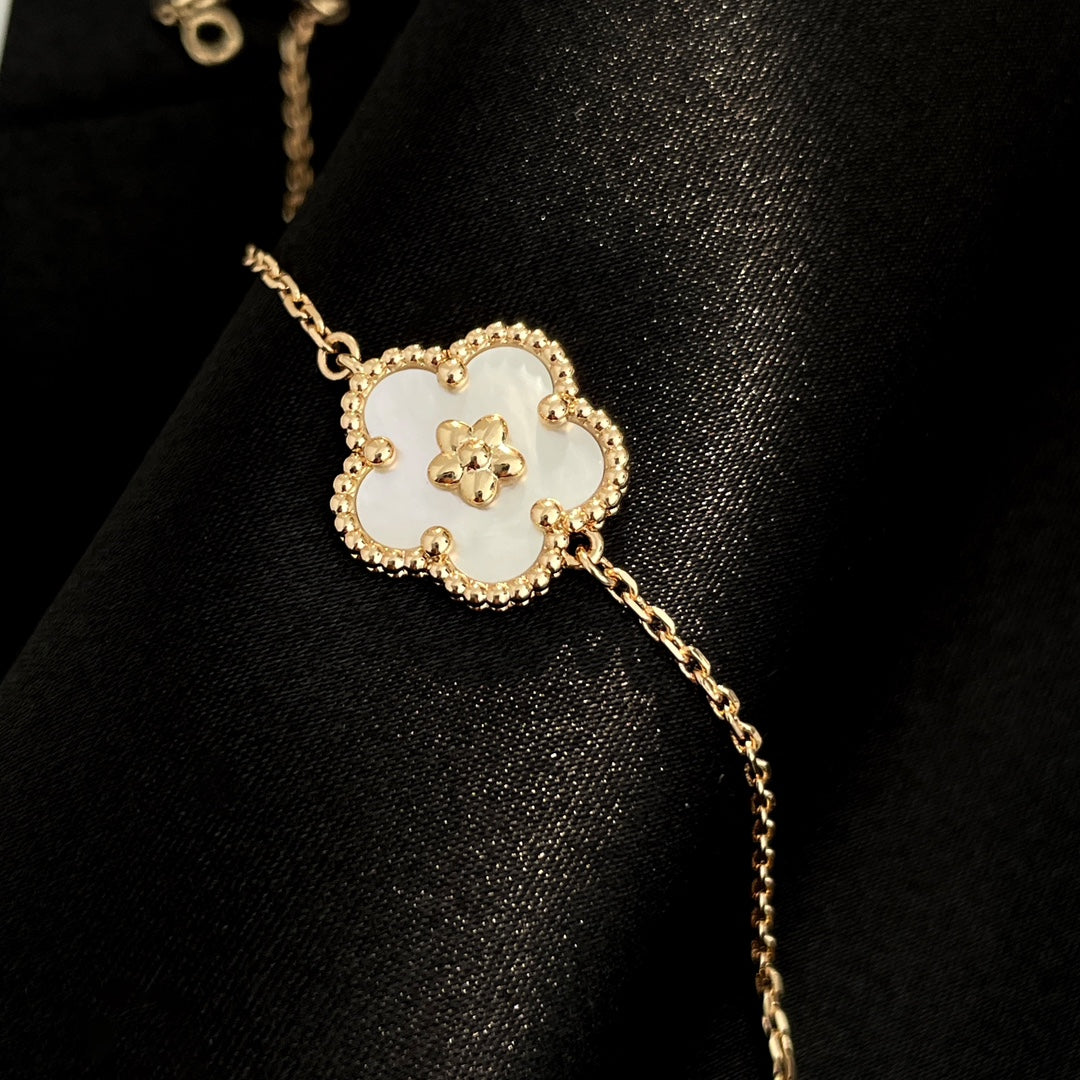 ¡®Moco¡¯LUCKY SPRING ROSE GOLD MOP BRACELET