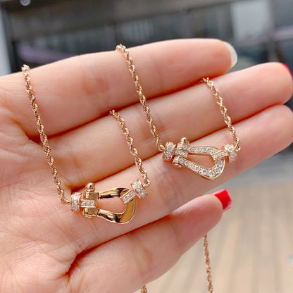¡®Moco¡¯FORCE 10 PINK GOLD DIAMOND NECKLACE