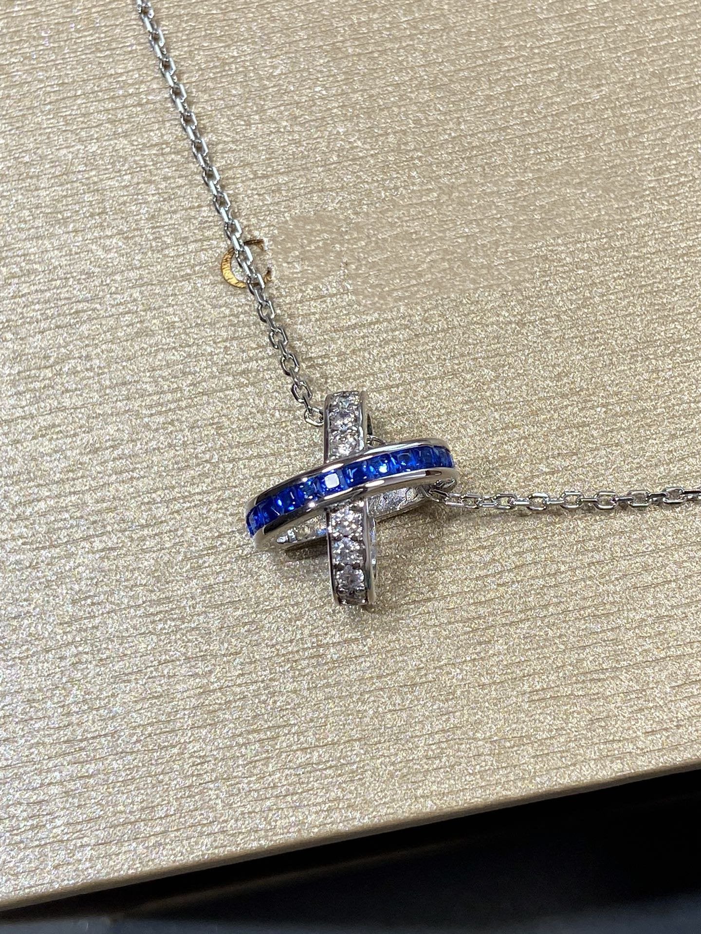 ¡®Moco¡¯LIENS DIAMOND SILVER NECKLACE