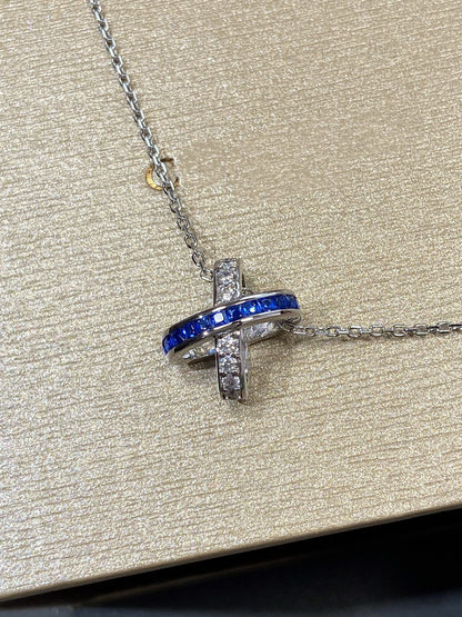 ¡®Moco¡¯LIENS DIAMOND SILVER NECKLACE