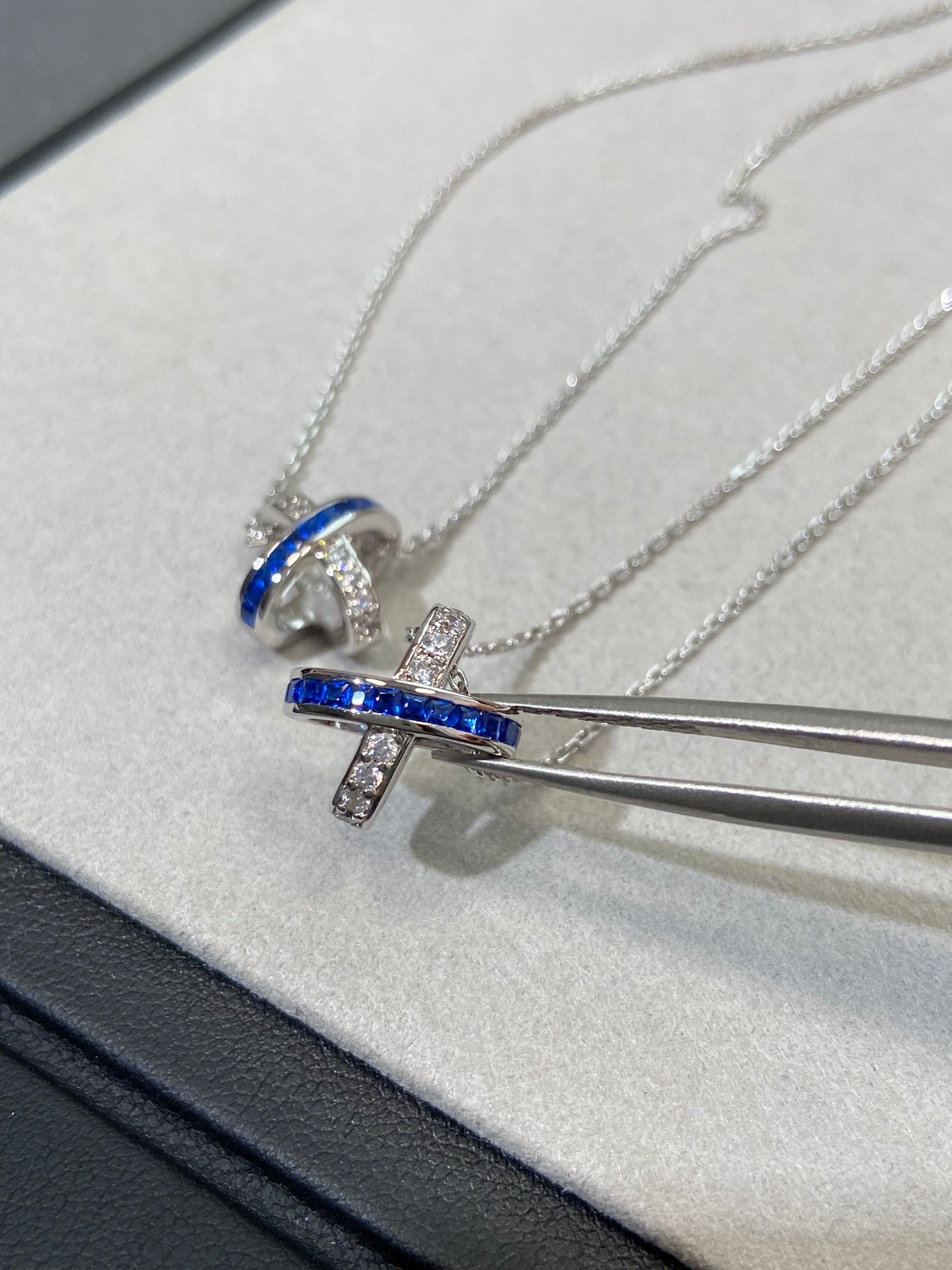 ¡®Moco¡¯LIENS DIAMOND SILVER NECKLACE