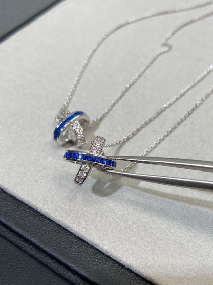 ¡®Moco¡¯LIENS DIAMOND SILVER NECKLACE