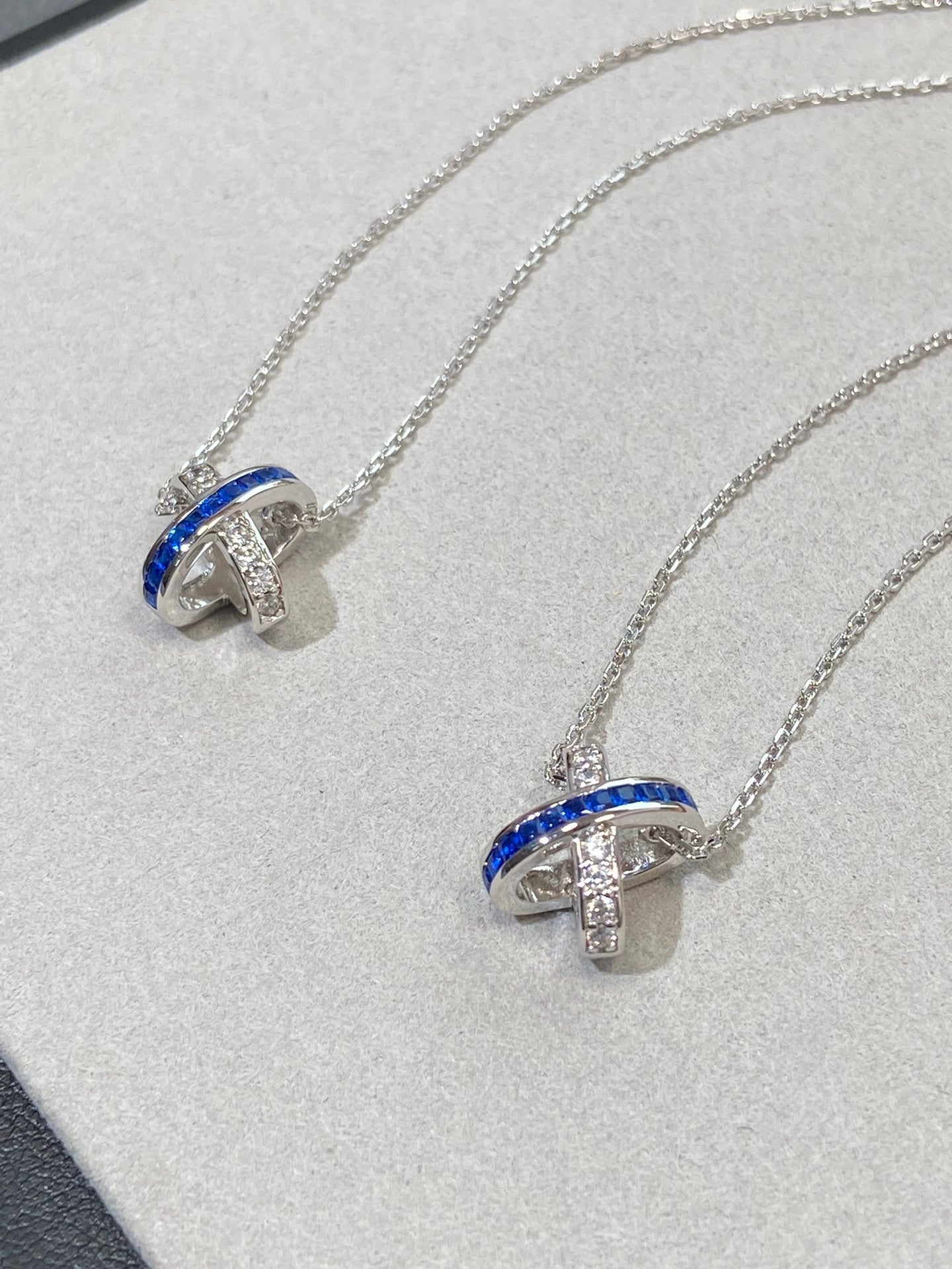 ¡®Moco¡¯LIENS DIAMOND SILVER NECKLACE