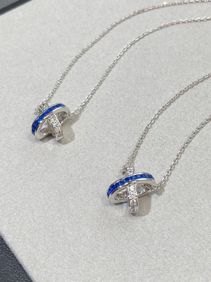 ¡®Moco¡¯LIENS DIAMOND SILVER NECKLACE