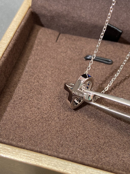 ¡®Moco¡¯LIENS DIAMOND SILVER NECKLACE