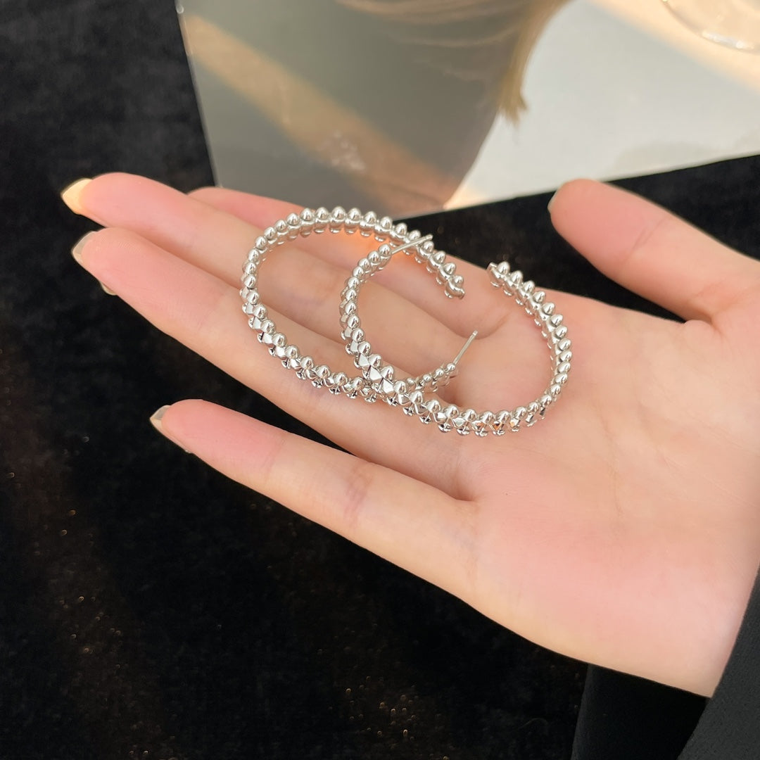 ¡®Moco¡¯CLASH HOOP EARRINGS
