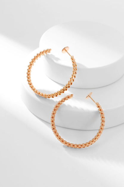 ¡®Moco¡¯CLASH HOOP EARRINGS