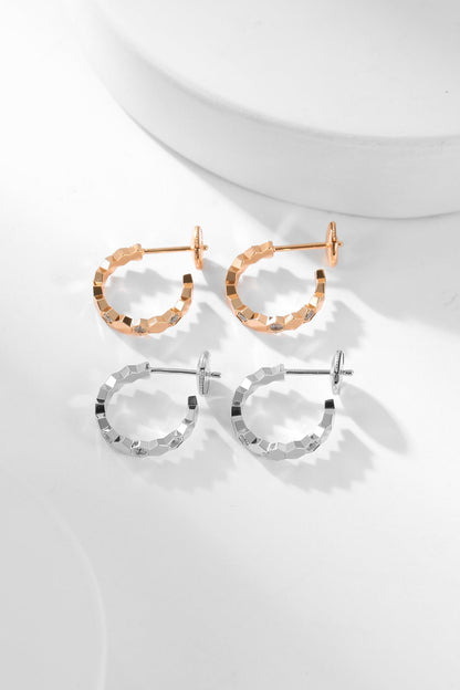 ¡®Moco¡¯BEE LOVE DIAMOND HOOP EARRINGS