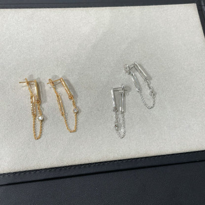 ¡®Moco¡¯CHAINE CHAOS DIAMOND DROP EARRINGS