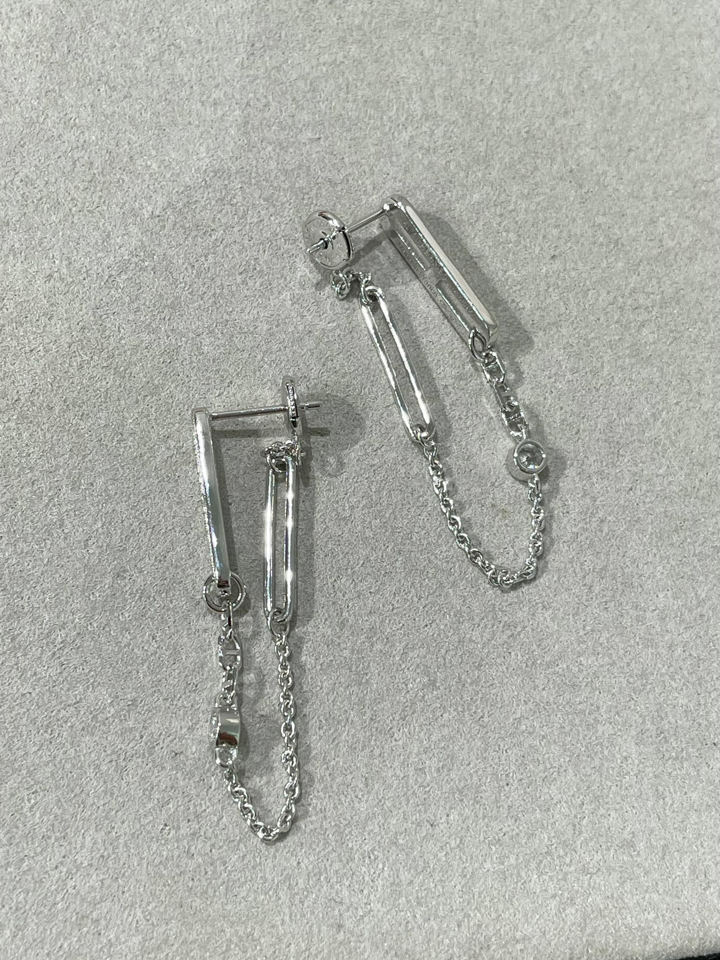 ¡®Moco¡¯CHAINE CHAOS DIAMOND DROP EARRINGS