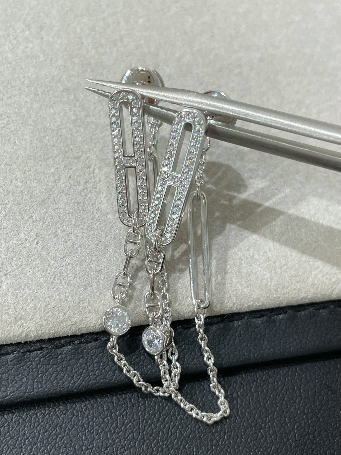 ¡®Moco¡¯CHAINE CHAOS DIAMOND DROP EARRINGS