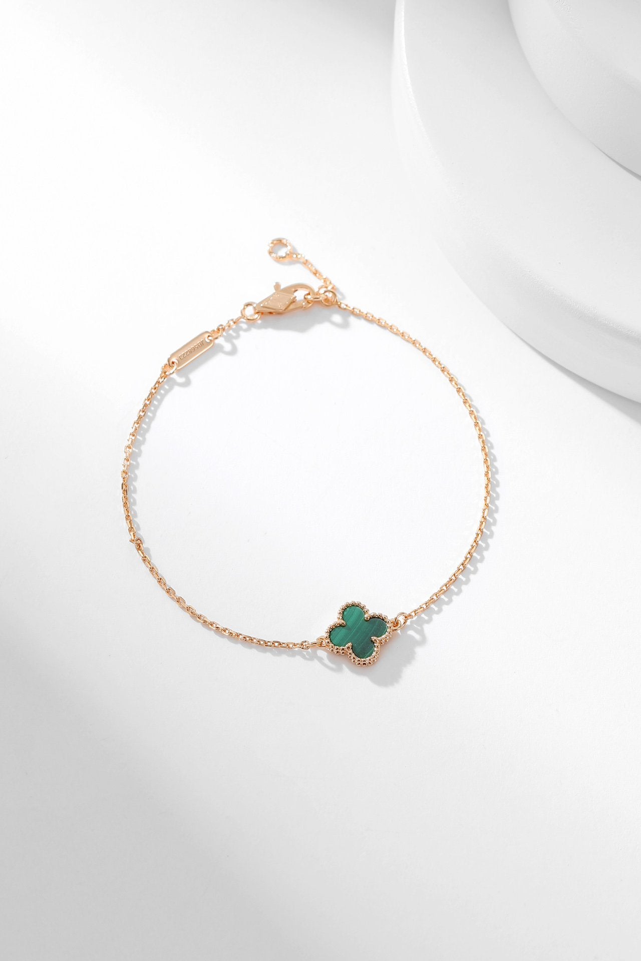 ¡®Moco¡¯CLOVER BRACELET MALACHITE 1 MOTIF