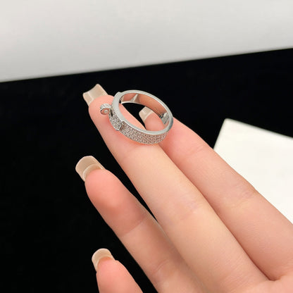 ¡®Moco¡¯KELLY SILVER DIAMOND RING