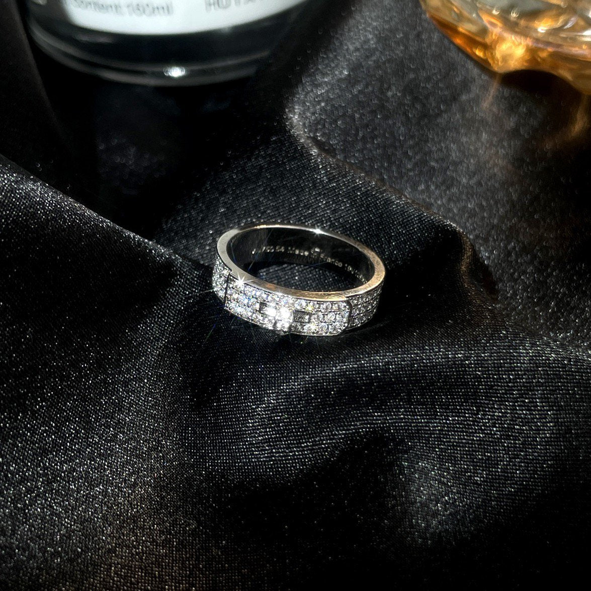 ¡®Moco¡¯KELLY SILVER DIAMOND RING