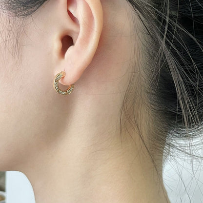 ¡®Moco¡¯LOVE DIAMOND EARRINGS