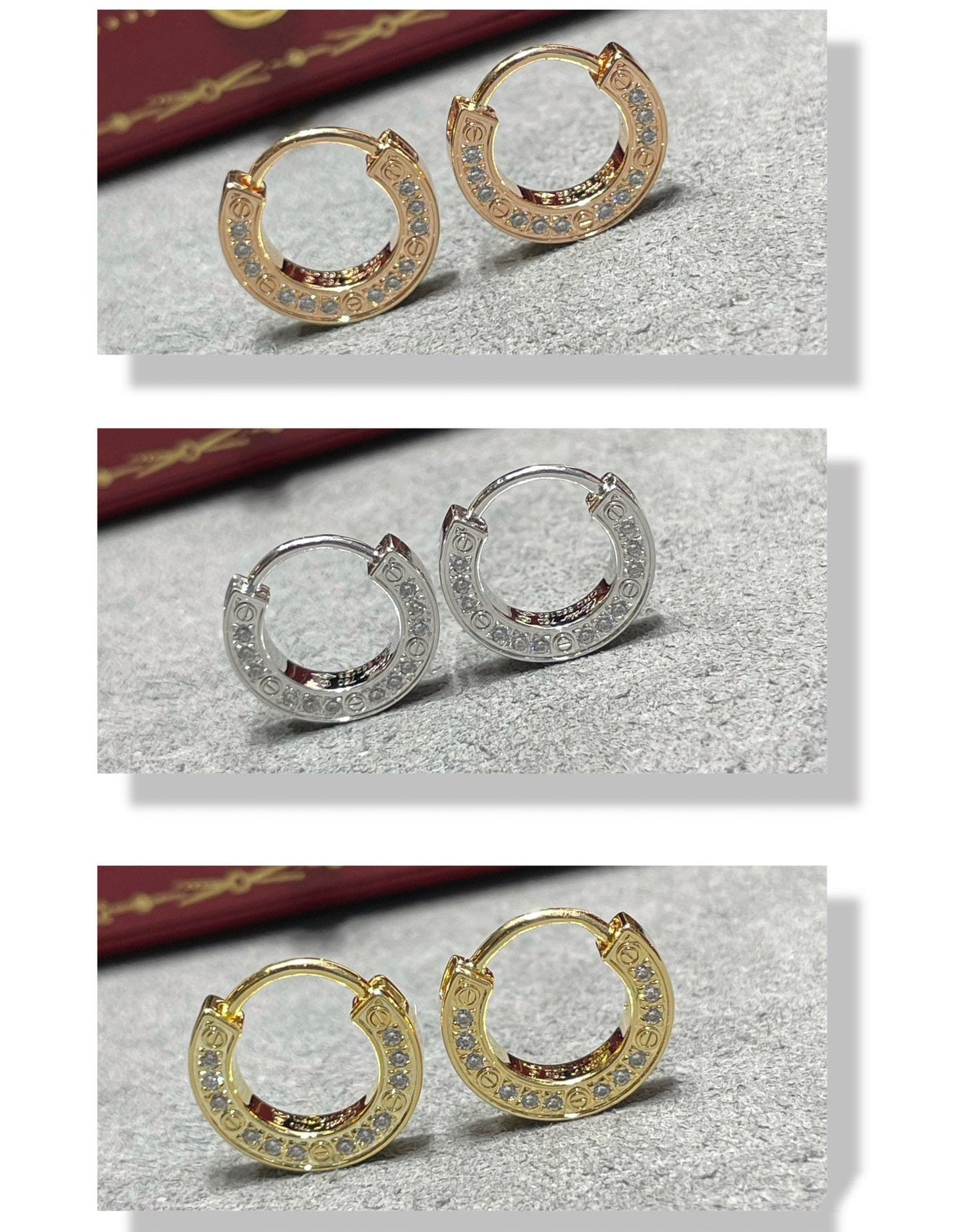 ¡®Moco¡¯LOVE DIAMOND EARRINGS