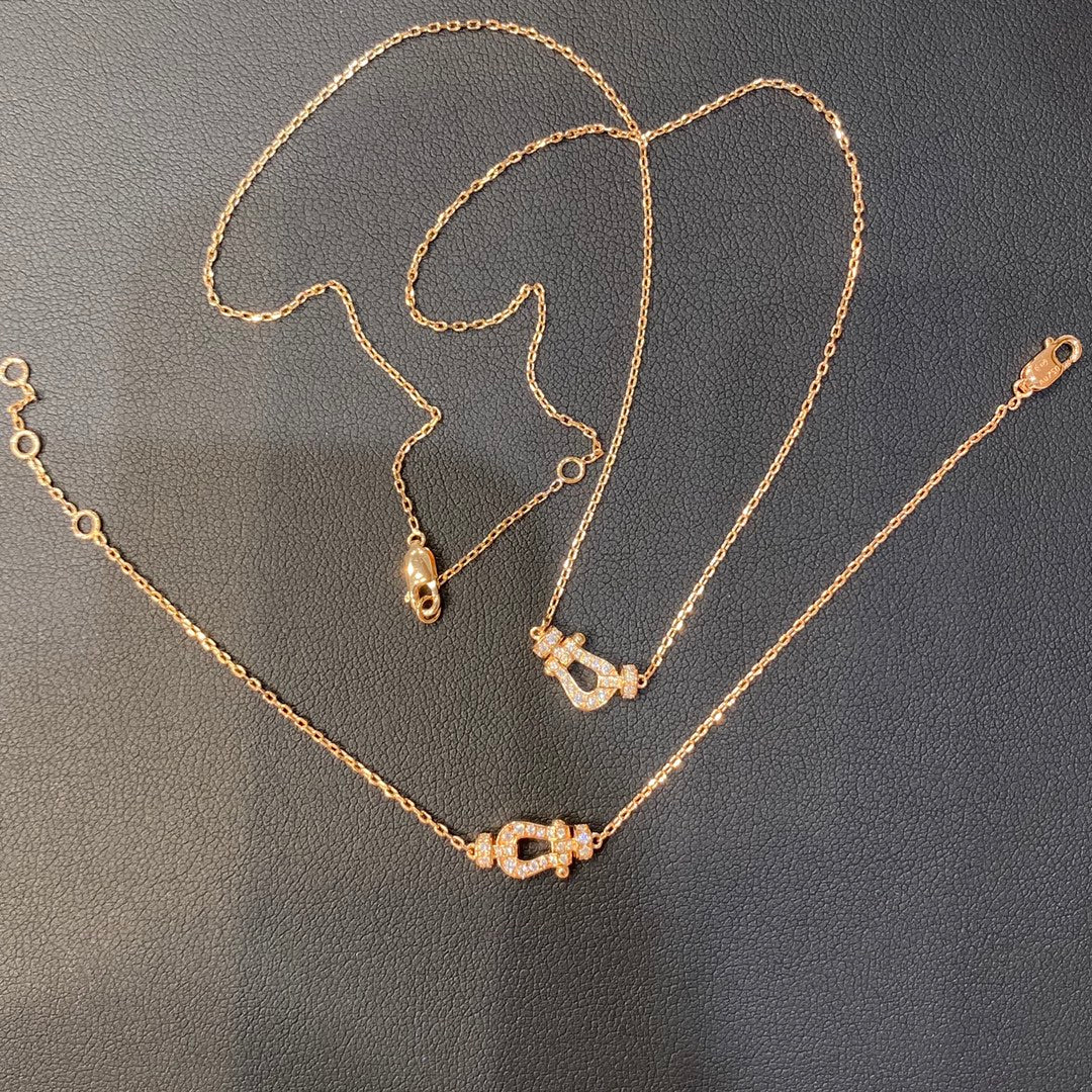 ¡®Moco¡¯FORCE 10 DIAMOND PINK GOLD NECKLACE MINI MODEL