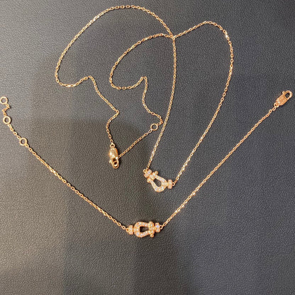 ¡®Moco¡¯FORCE 10 DIAMOND PINK GOLD NECKLACE MINI MODEL