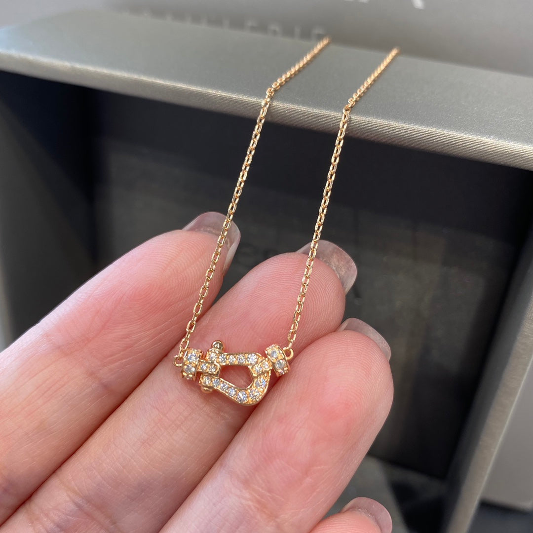 ¡®Moco¡¯FORCE 10 DIAMOND PINK GOLD NECKLACE MINI MODEL